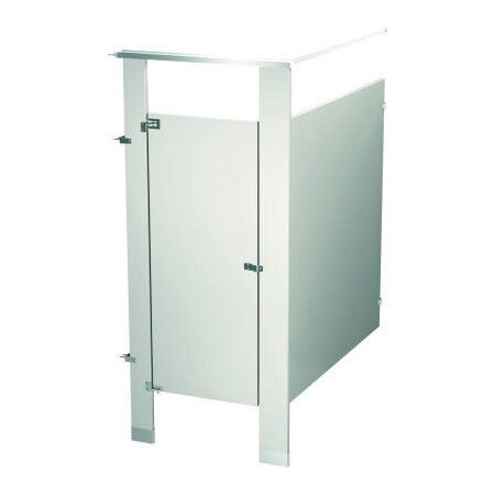 Bradley Bradley Powder Coated Steel 36" Wide Complete In-Corner Compartment, Glacier Blue - IC13660-GLB IC13660-GLB